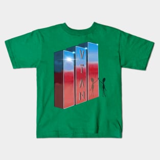 The Utah monolith Kids T-Shirt